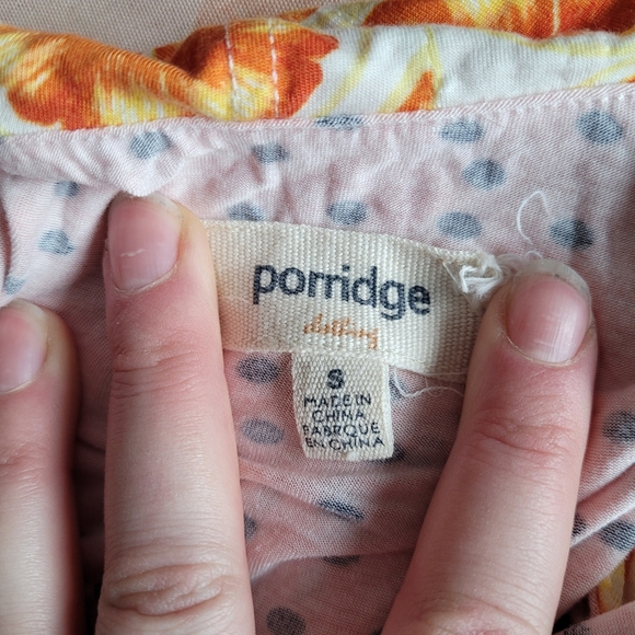 Citrus slice tank top with polkadot peekaboo back - Picture 4 of 7